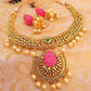 Amazing Antique Necklace Set with Pearl Drops
