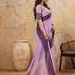 Shree Shyam Fashion Purple Linen Saree