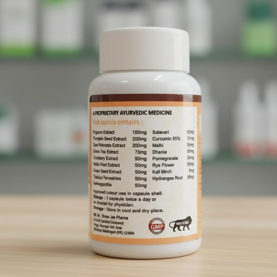 Jivan Shree Prostate Formula Capsules - Swadesiicart