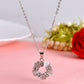 VOJ Women Beads Stainless Steel Sliver-Plated Chain with Heart-Shape Pendant - Swadesiicart