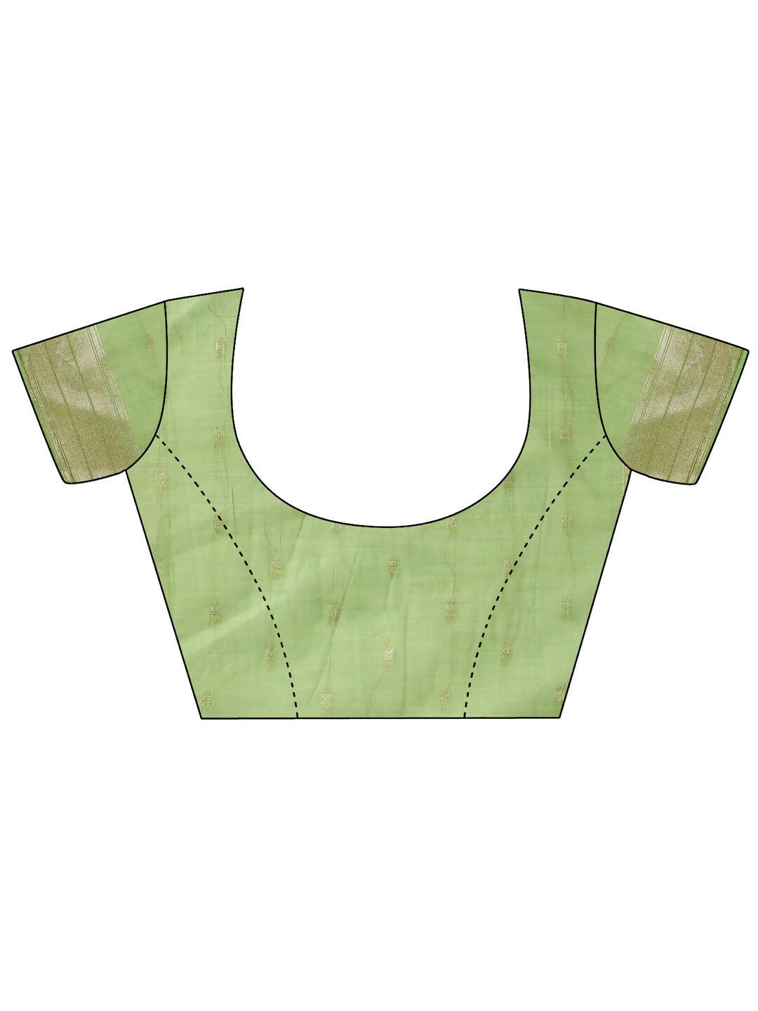 Shree Shyam Fashion Linen Cotton Light Green Saree