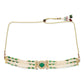 Women's Gold-Polished Necklace - Ruby Raang | Swadesiicart