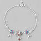 VOJ Set of 2 Traditional Stone Studded Anklet - Swadesiicart