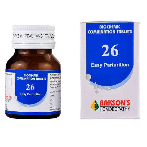 Bakson's Homeopathy Biochemic Combination 26 Tablets | Swadesiicart