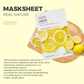 The Face Shop Real Nature Lemon Face Mask - Korean Skincare - Swadesiicart