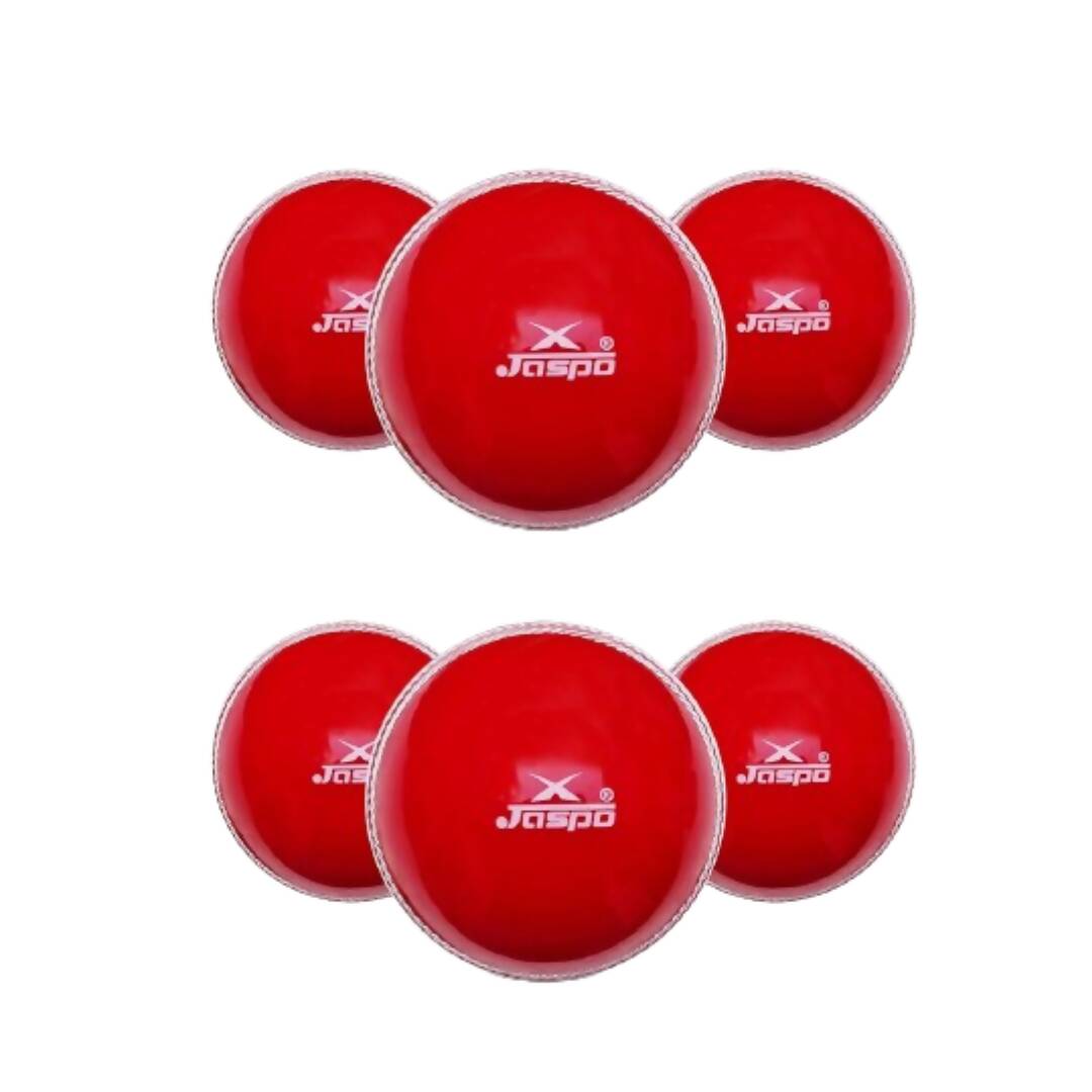 Jaspo T-20 Red Soft Cricket Ball (Pack of 6)