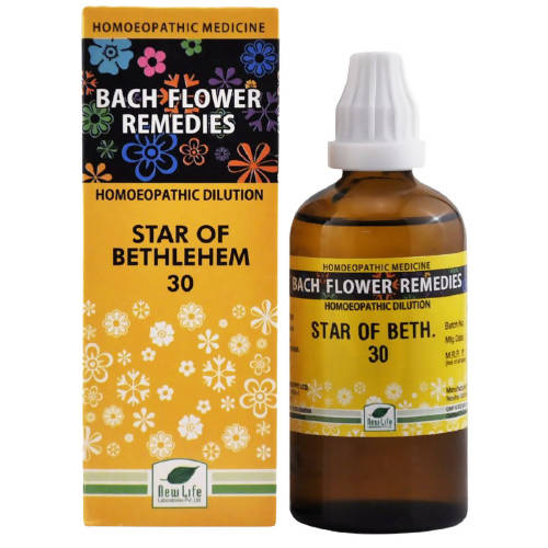 New Life Homeopathy Bach Flower Remedies Star Of Bethlehem Dilution | Swadesiicart