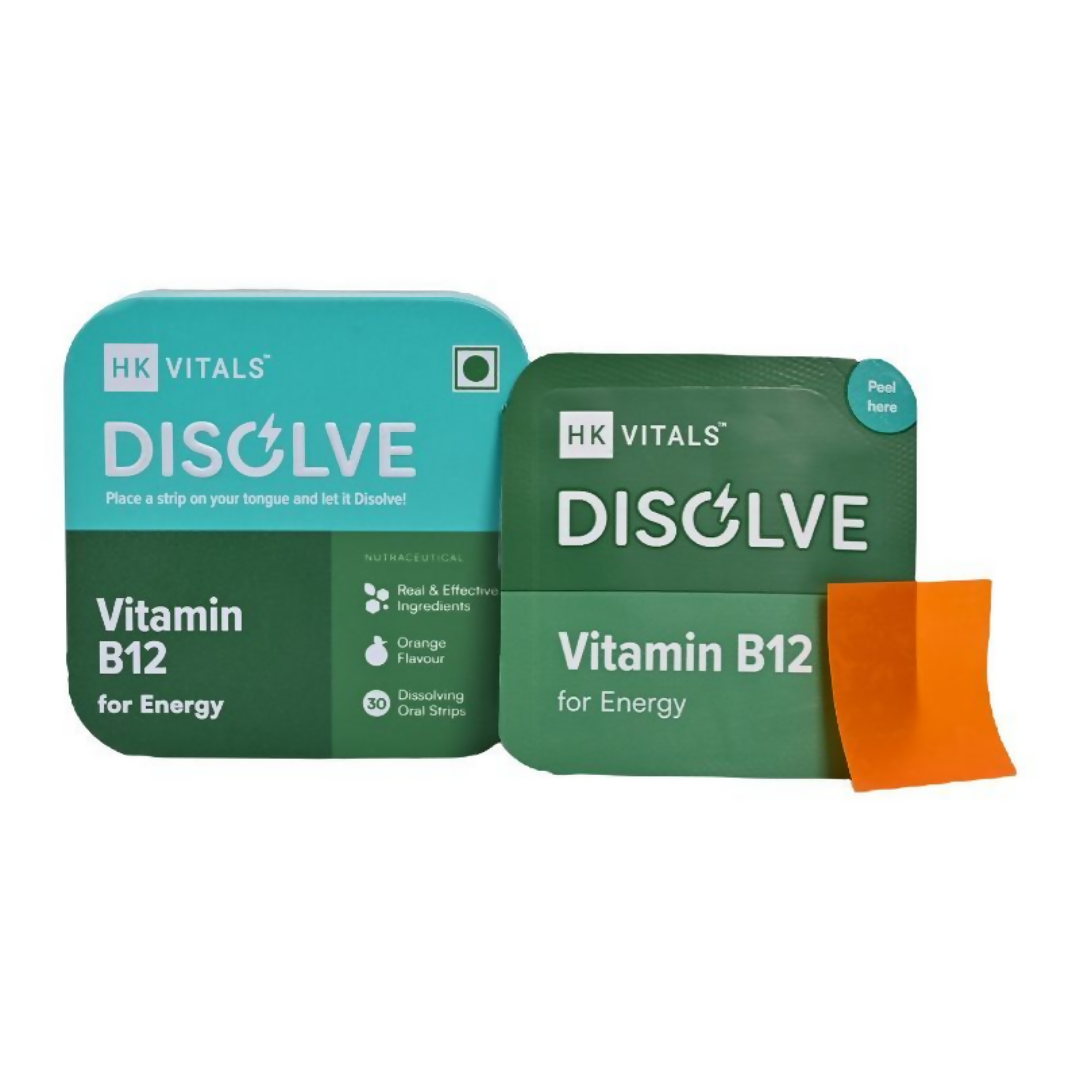 HK Vitals Disolve Vitamin B12 - Orange Flavour | Swadesiicart