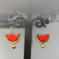 Terracotta Boho Style Hangings-Red
