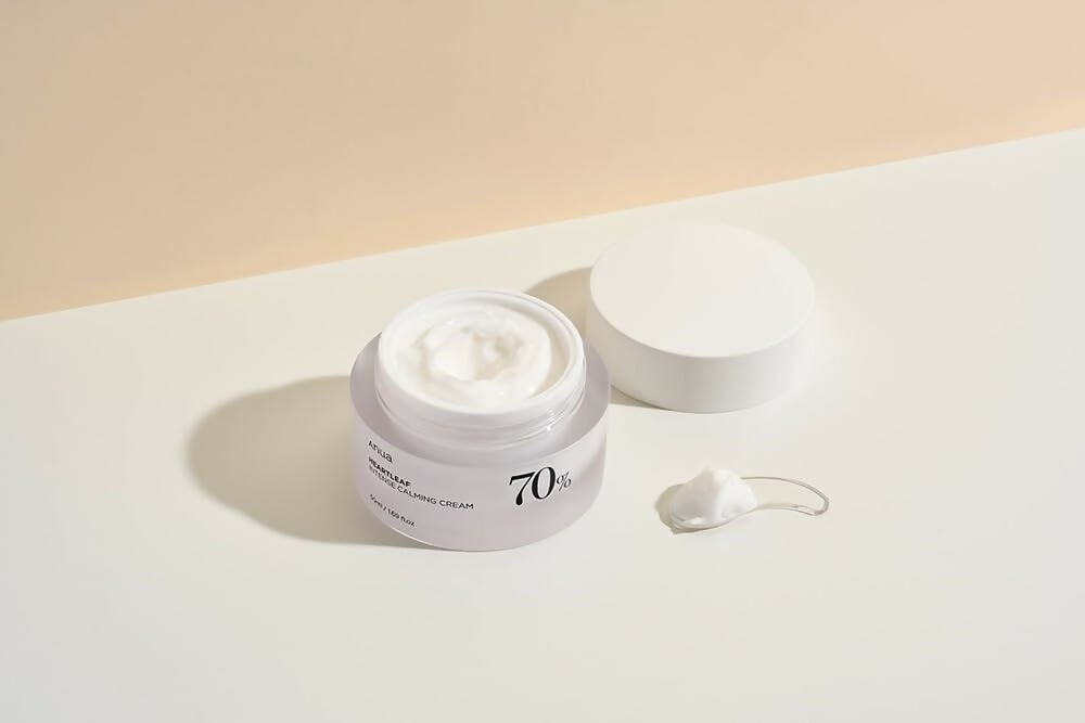 Anua Heartleaf 70 Intense Calming Cream With Ceramide, Panthenol, Heartleaf Extract - Korean Skincare | Swadesiicart