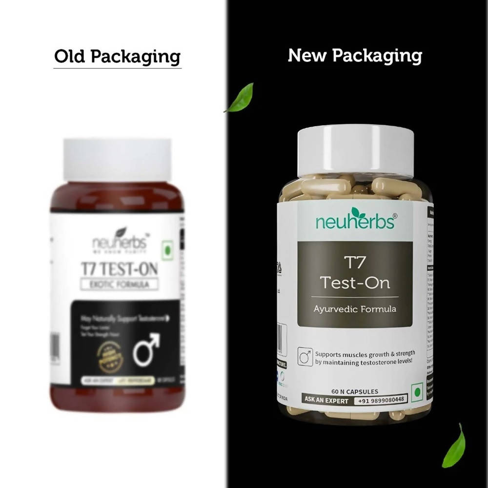 Neuherbs T7 Test-On Ayurvedic Formula Capsules - Swadesiicart