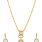 Kundan Antique Finish Earrings and Necklace set - Ruby Raang | Swadesiicart