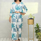 Myshka Women Multi Printed Summer Checks Co-Ords - Swadesiicart