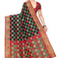 Vamika Banarasi Jaquard Traditional Black Weaving Saree | Swadesiicart