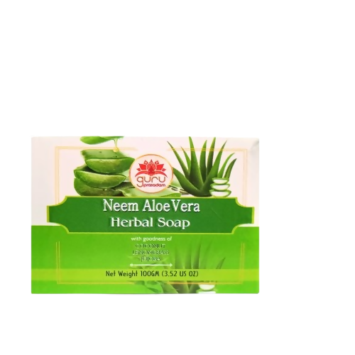 Guru Prasadam Neem Aloe Vera Herbal Soap | Swadesiicart