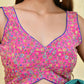 Amodini Designer Studio Floral Position Print Women Pink Blouse