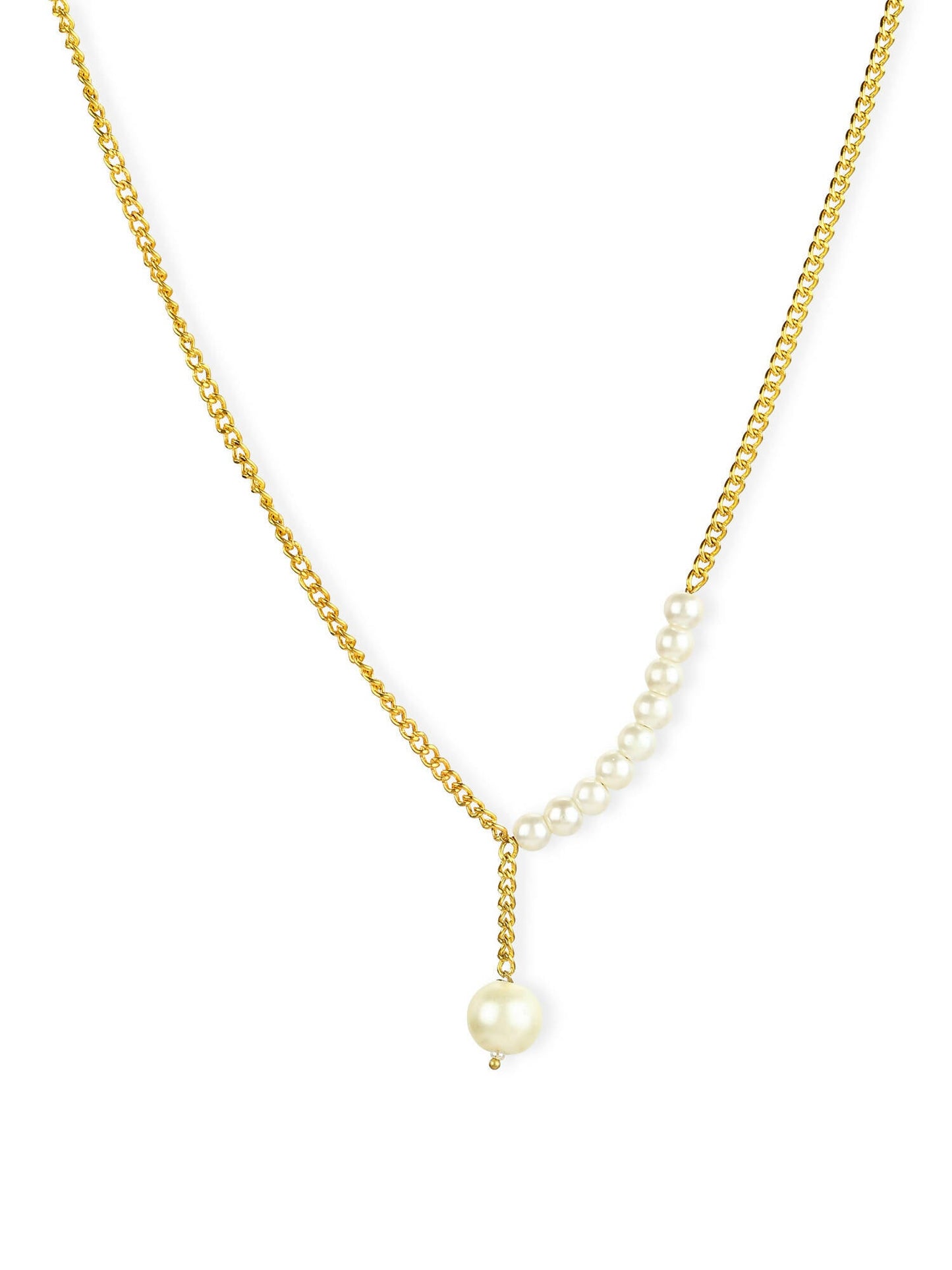 Women's Gold-Polished Chain - Ruby Raang | Swadesiicart