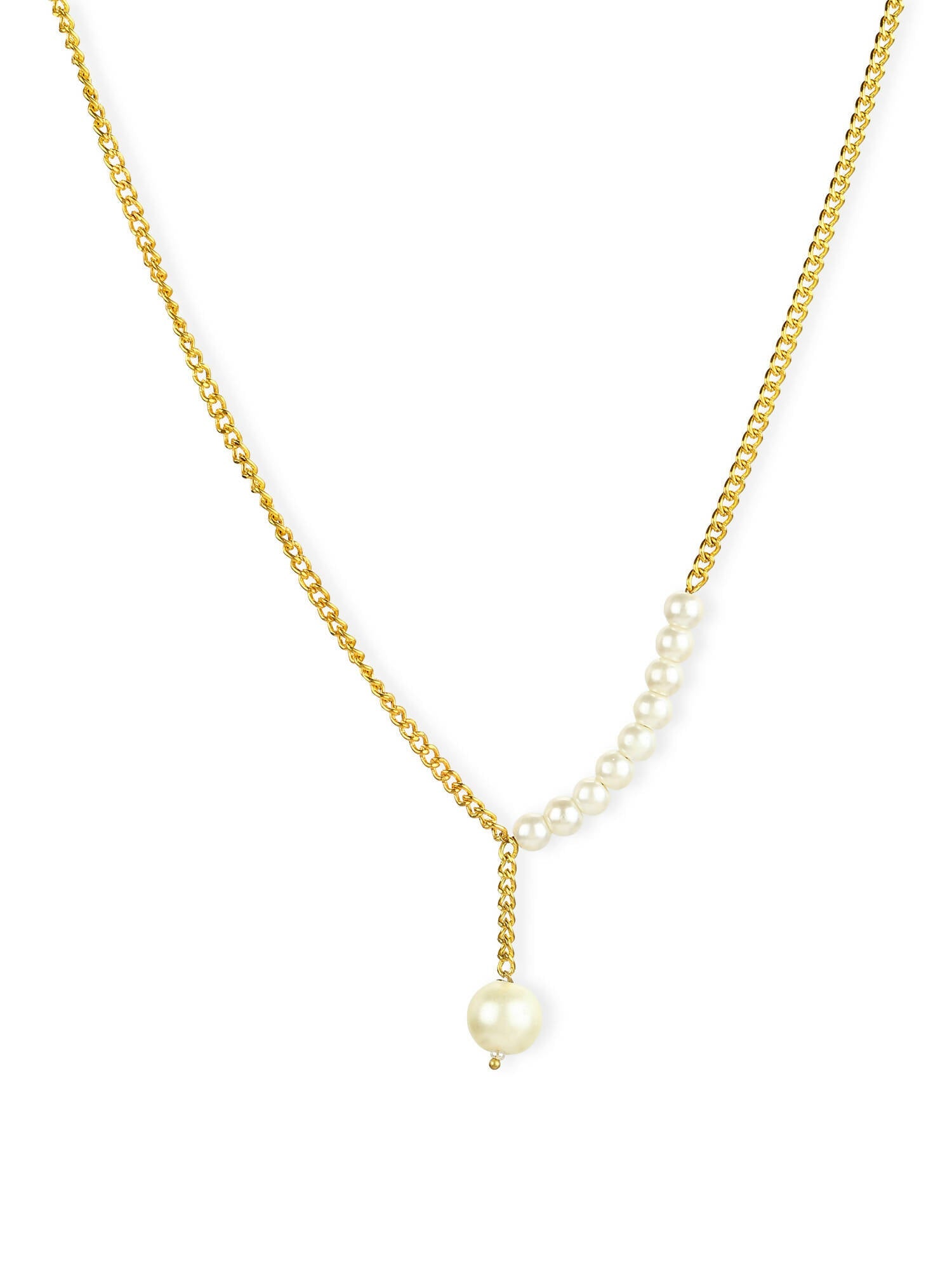 Women's Gold-Polished Chain - Ruby Raang | Swadesiicart