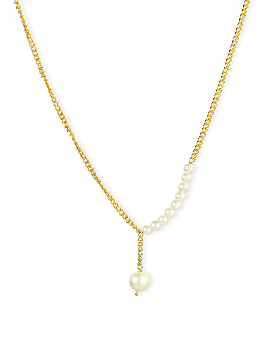 Women's Gold-Polished Chain - Ruby Raang | Swadesiicart