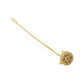 NVR Women's Trending Stylish Gold-Polished Maang Tikka | Swadesiicart