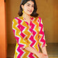 Aayaa Pure Muslin printed Kurti & Pant - Multi Color