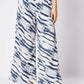 Blue Crepe Digital Printed Top With Matching Trouser - Shivani