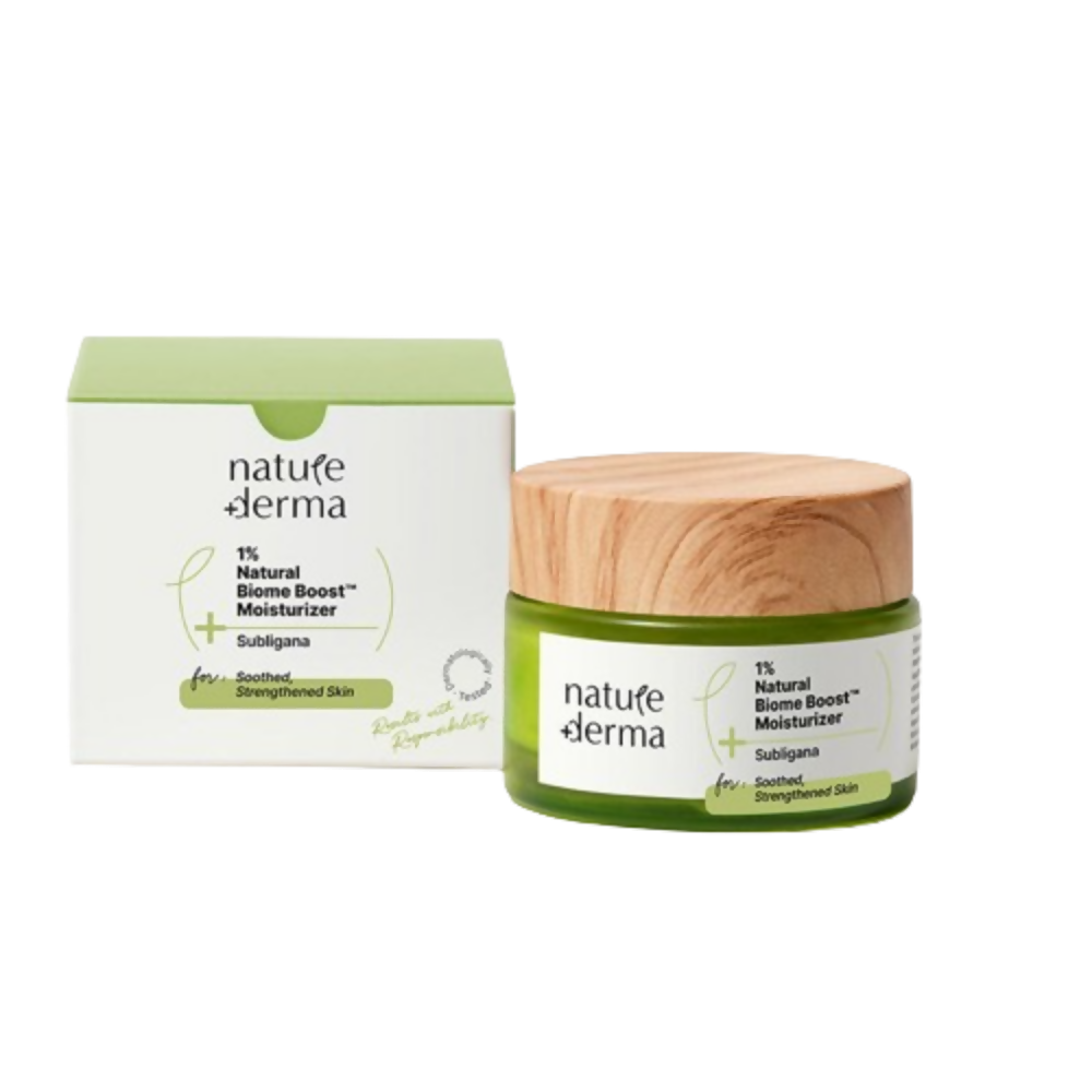 Nature Derma 1% Natural Biome-Boost Moisturizer | Swadesiicart