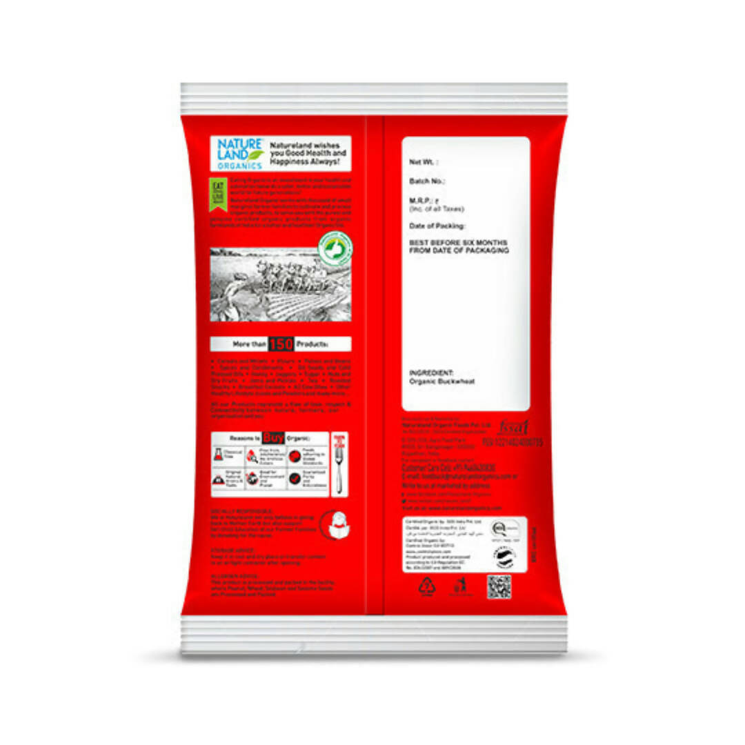 Natureland Organics Buckwheat Flour - Swadesiicart