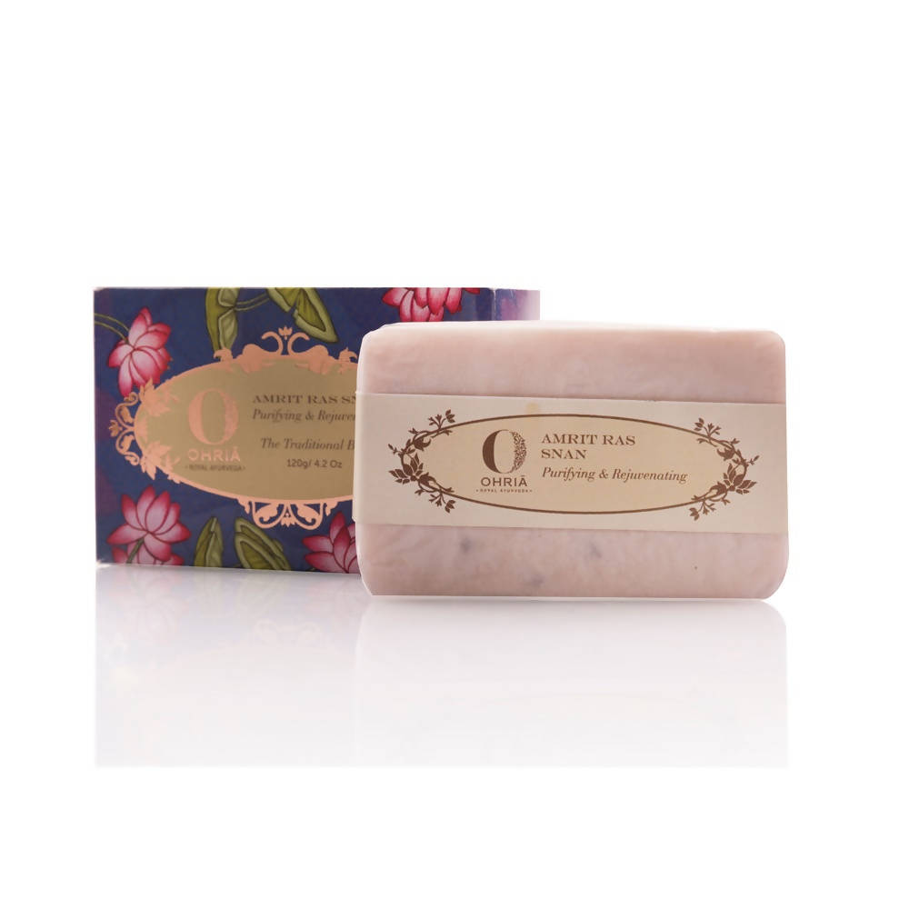 Ohria Ayurveda Amrit Ras Snan (The Divine Nectar Bathing Bar) - Swadesiicart