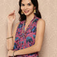 Ahalyaa Women's Traditional wear Kurta Set - Multi | Swadesiicart