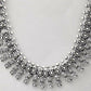 VOJ Silver-Toned Silver-Plated Oxidized Necklace | Swadesiicart