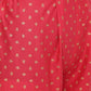 Ahalyaa Women's Red Cotton Gold Print Kurta Sharara Set | Swadesiicart