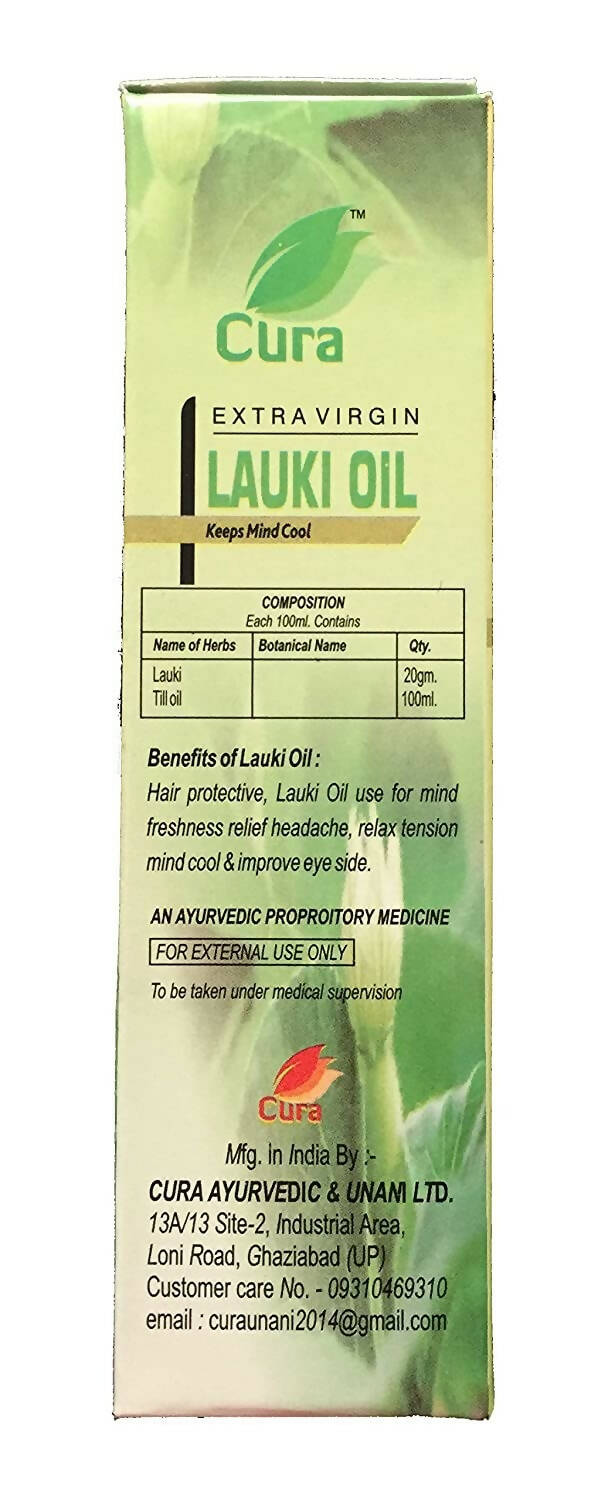 Cura Extra Virgin Lauki Oil - Swadesiicart