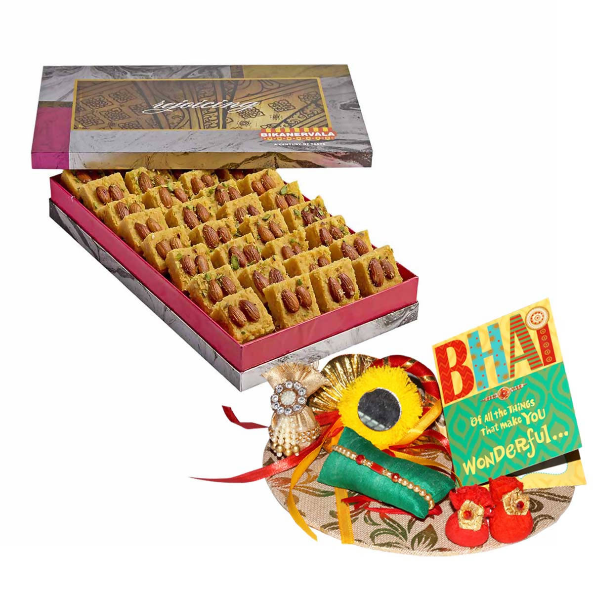 Bikanervala Special Patisa Rakhi Gift | Swadesiicart