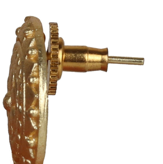 Joban Fashion Women Matte Gold Brass Jhumka | Swadesiicart