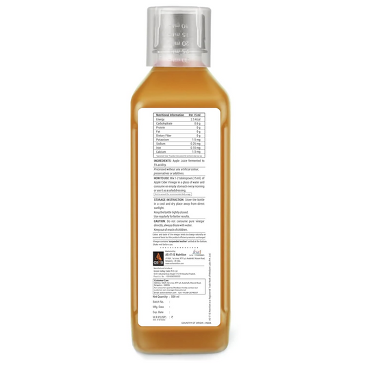 AS-IT-IS Nutrition Raw Apple Cider Vinegar with Mother | Swadesiicart