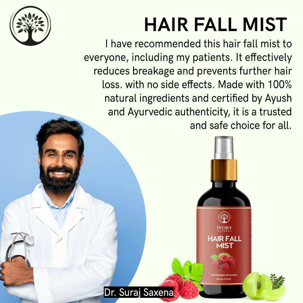 Ivory Natural Hair Mist For Long Hair For Growth Of Hair, Strengthen Follicles, And Restore Shine | Swadesiicart