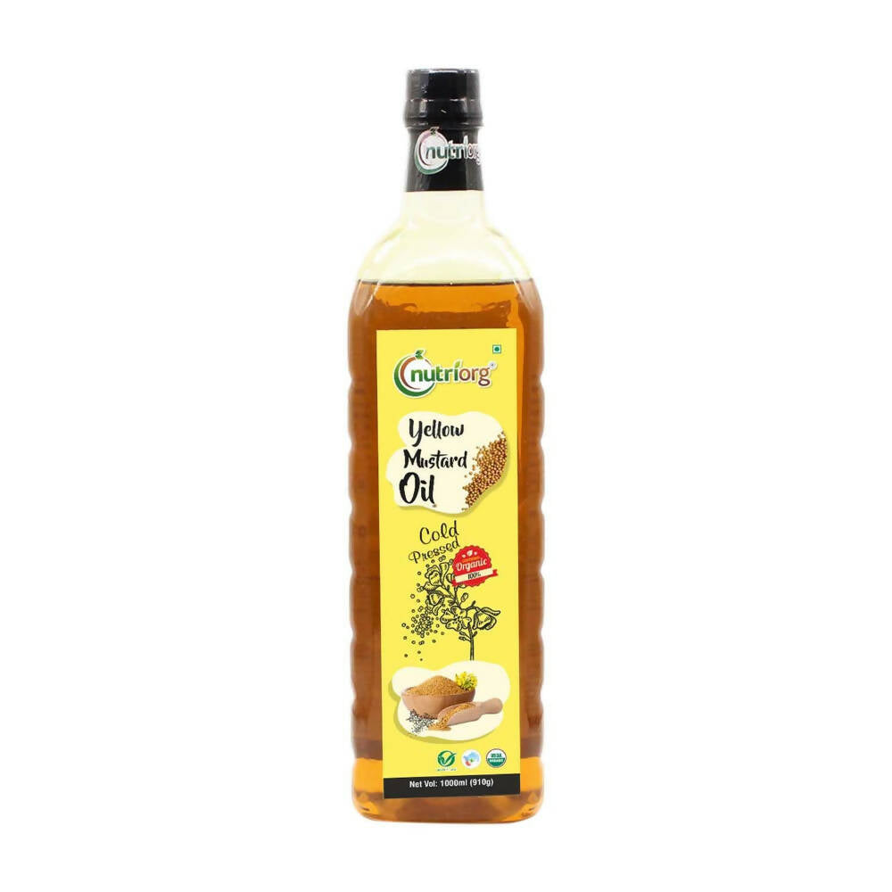 Nutriorg Organic Yellow Mustard Oil - Swadesiicart