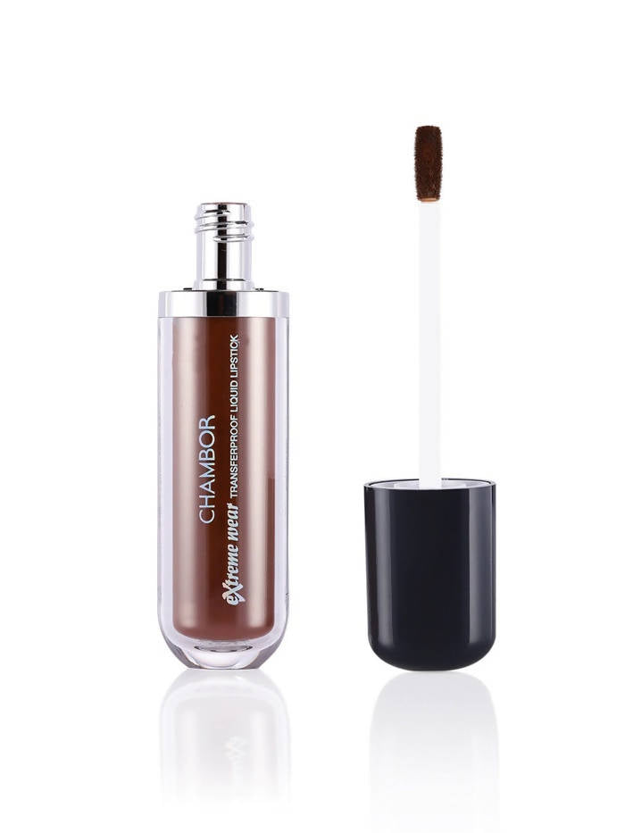 Chambor Extreme Wear Transferproof Liquid Lipstick - Truffle - Swadesiicart