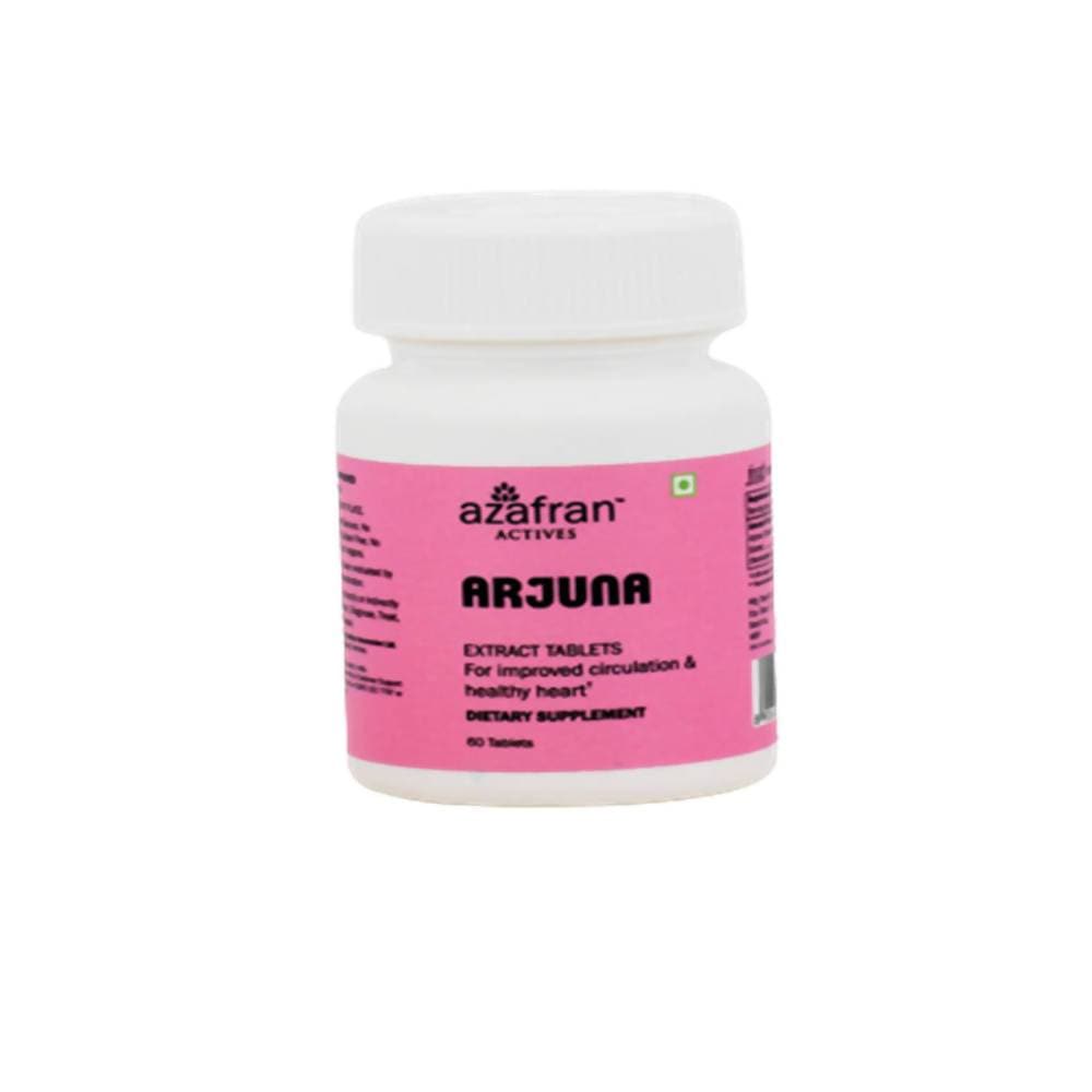 Azafran Actives Organic Arjuna Extract Tablets | Swadesiicart