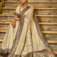 Astita Rajvastra Navy Blue Banarasi Silk Saree | Swadesiicart