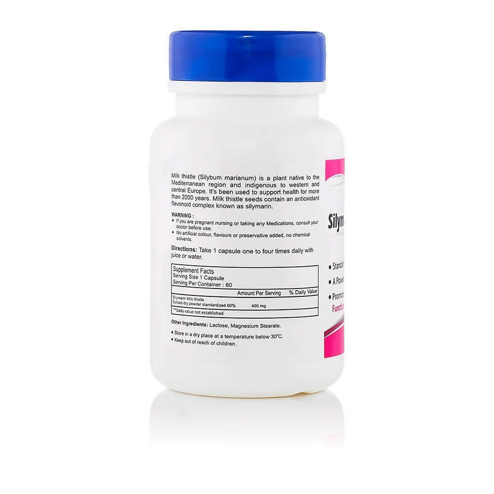 Healthvit Silymarin Milk Thistle Capsules - Swadesiicart