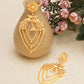 Golden Earrings (Gold) - Ruby Raang - Swadesiicart