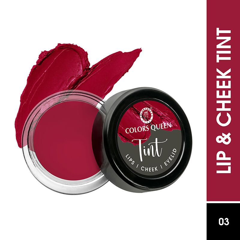 Colors Queen Lips, Cheeks & Eyelids Tint - First Love - Swadesiicart