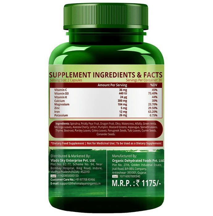 Himalayan Organics Plant Based Bone Strength Capsules | Swadesiicart