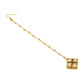 Ruby Raang Gold Square Kundan Maang Tikka | Swadesiicart