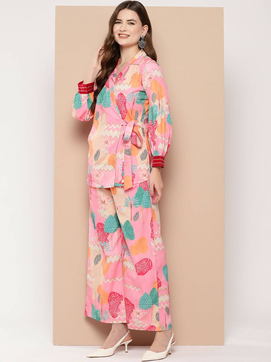 Ahalyaa Women's Traditional Wear Co-ods - Multi | Swadesiicart