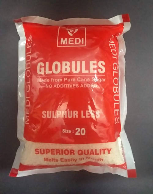 Medi Homeopathy Globules/ Blank Pellets (Size 20) | Swadesiicart