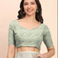 Shree Shyam Fashion Linen Cotton Light Green Saree