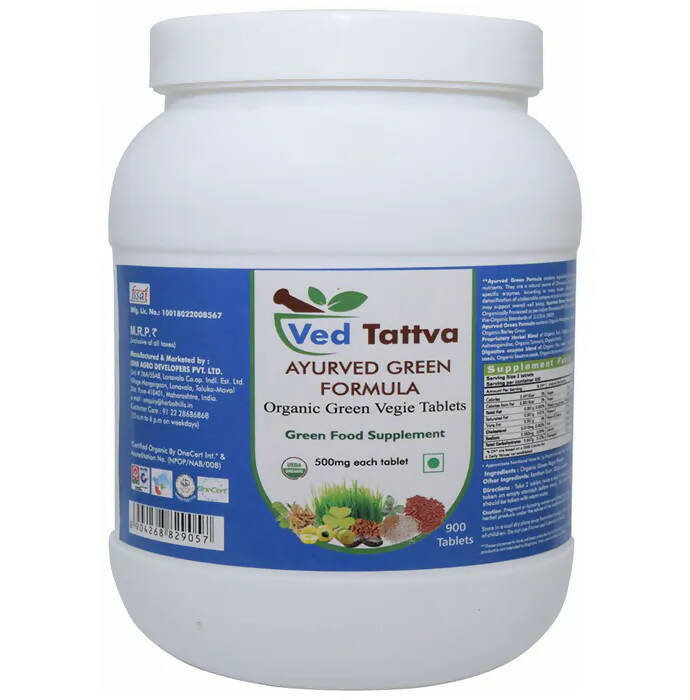 Ved Tattva Ayurved Green Tablets | Swadesiicart